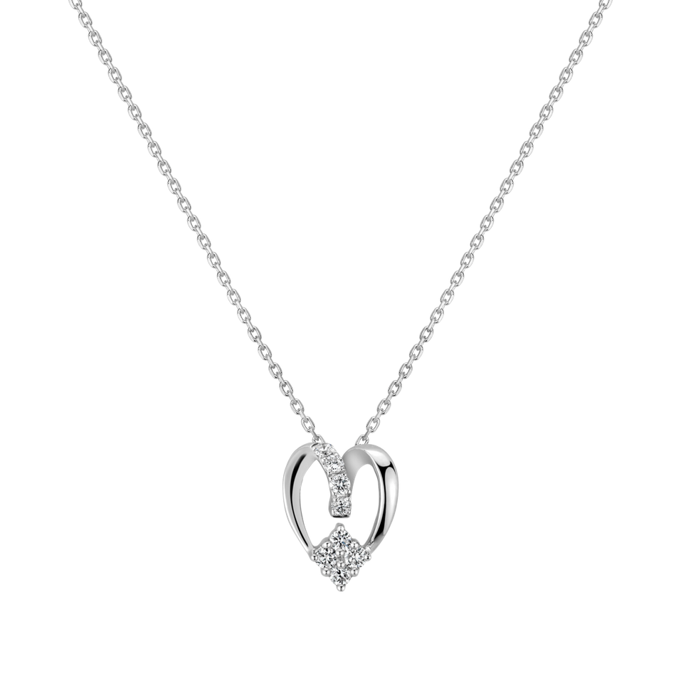 Diamond pendant Swan Lake