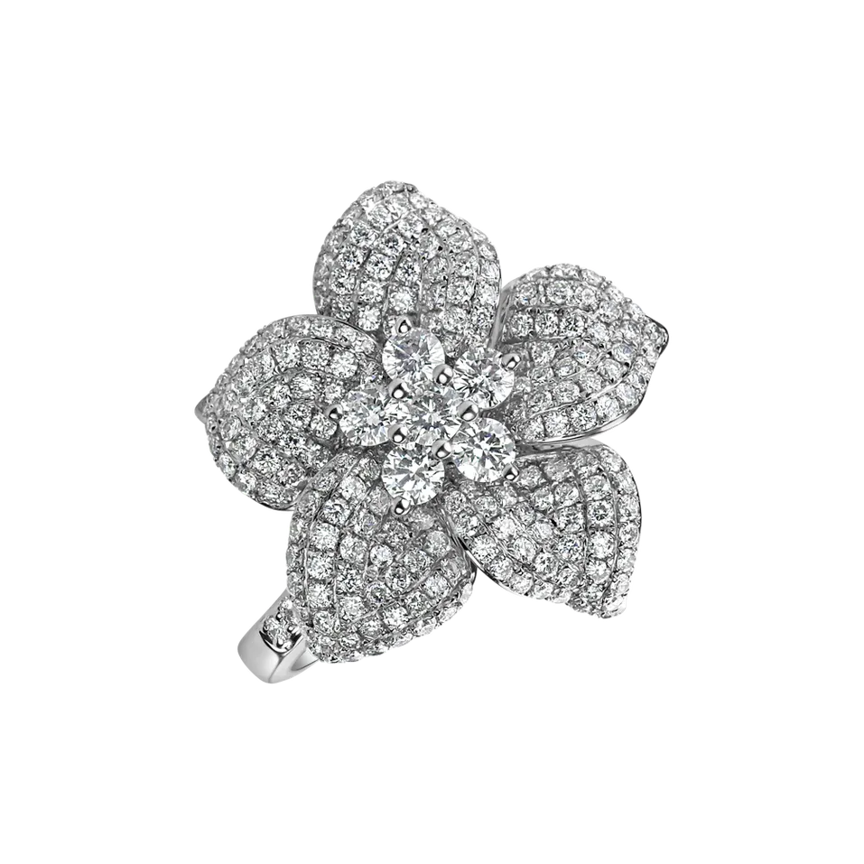 Diamond ring Moonlight Flower