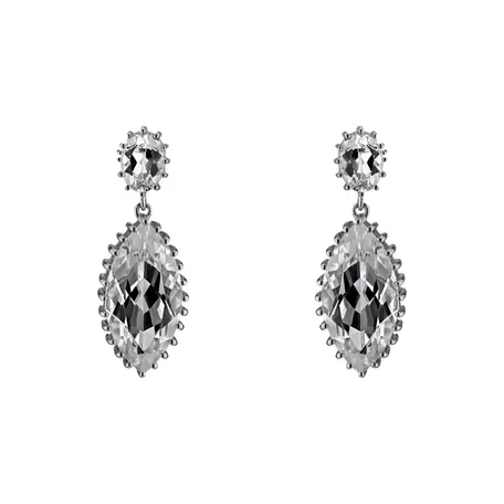 Earrings with Topaz Overnight Express