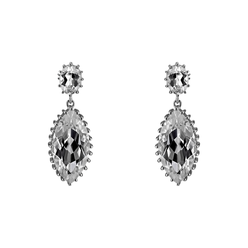 Earrings with Topaz Overnight Express