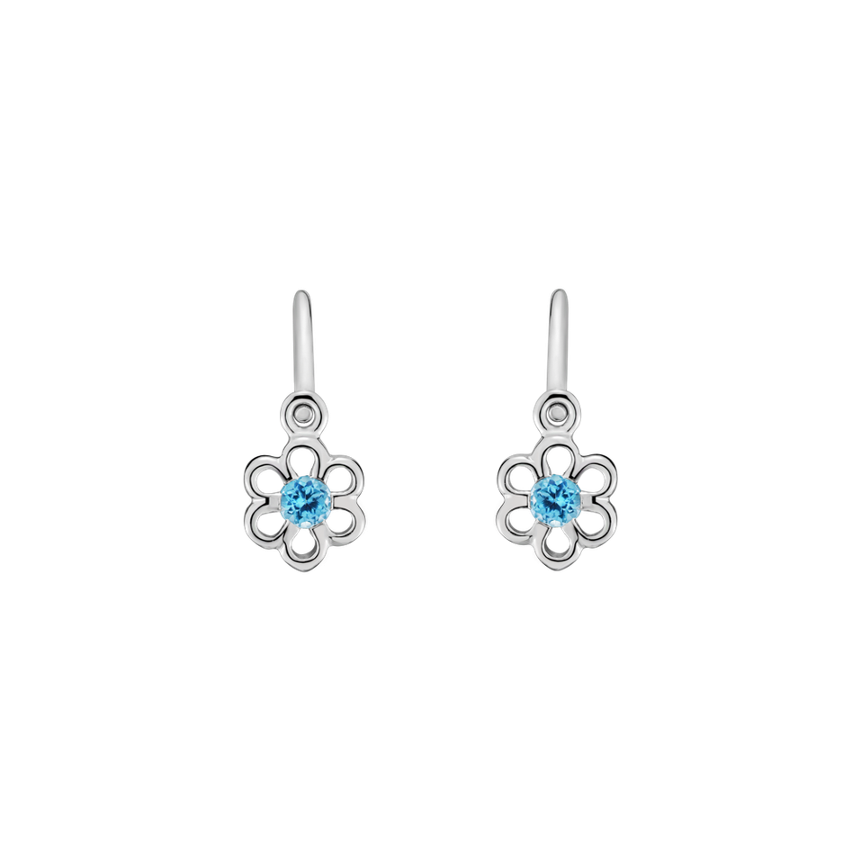 Earrings with Topaz Printemps