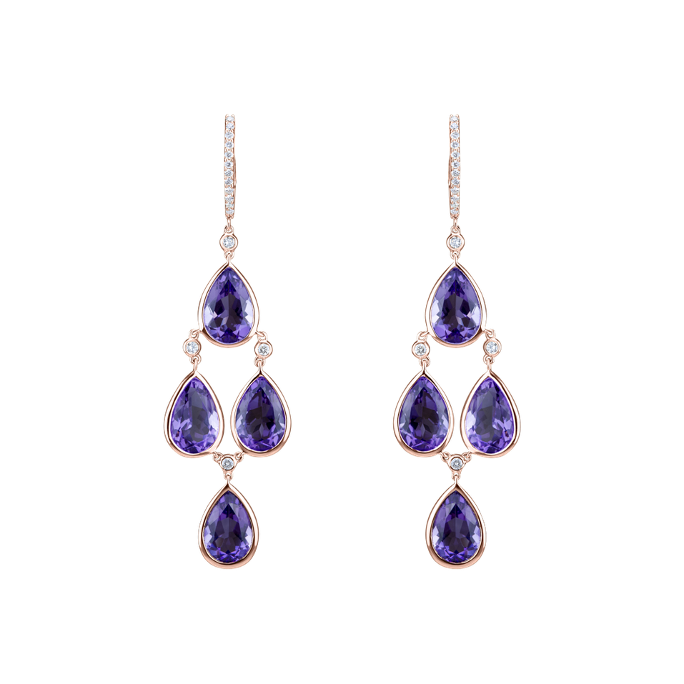 Earrings with Amethyst Dita
