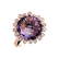 Diamond rings with Amethyst Mina2