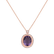 Diamond necklace with Amethyst Alban2