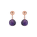 Diamond earrings with Amethyst Petillant2