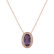 Diamond pendant with Amethyst Vanza2