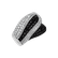 Ring with black and white diamonds Black and White Storm2