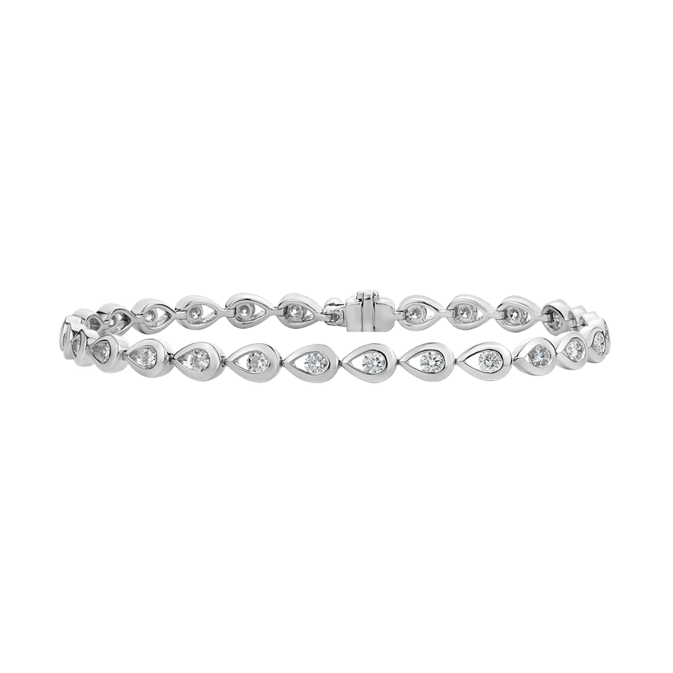 Bracelet with diamonds Rain Tears