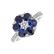 Diamond ring with Sapphire Daleyza2