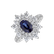 Diamond ring with Sapphire Dallis2