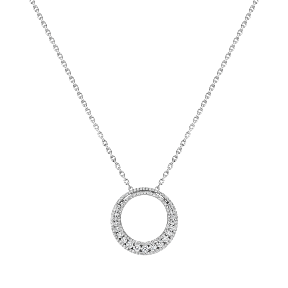 Diamond pendant Lovely Circle