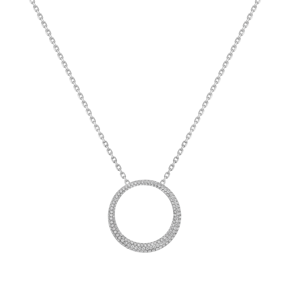 Diamond pendant Circle Beauty