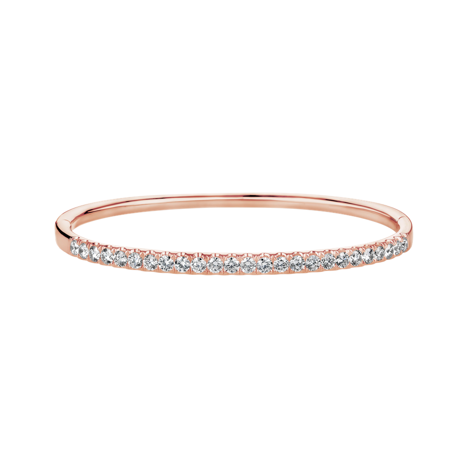 Bracelet with diamonds Minimalist Love