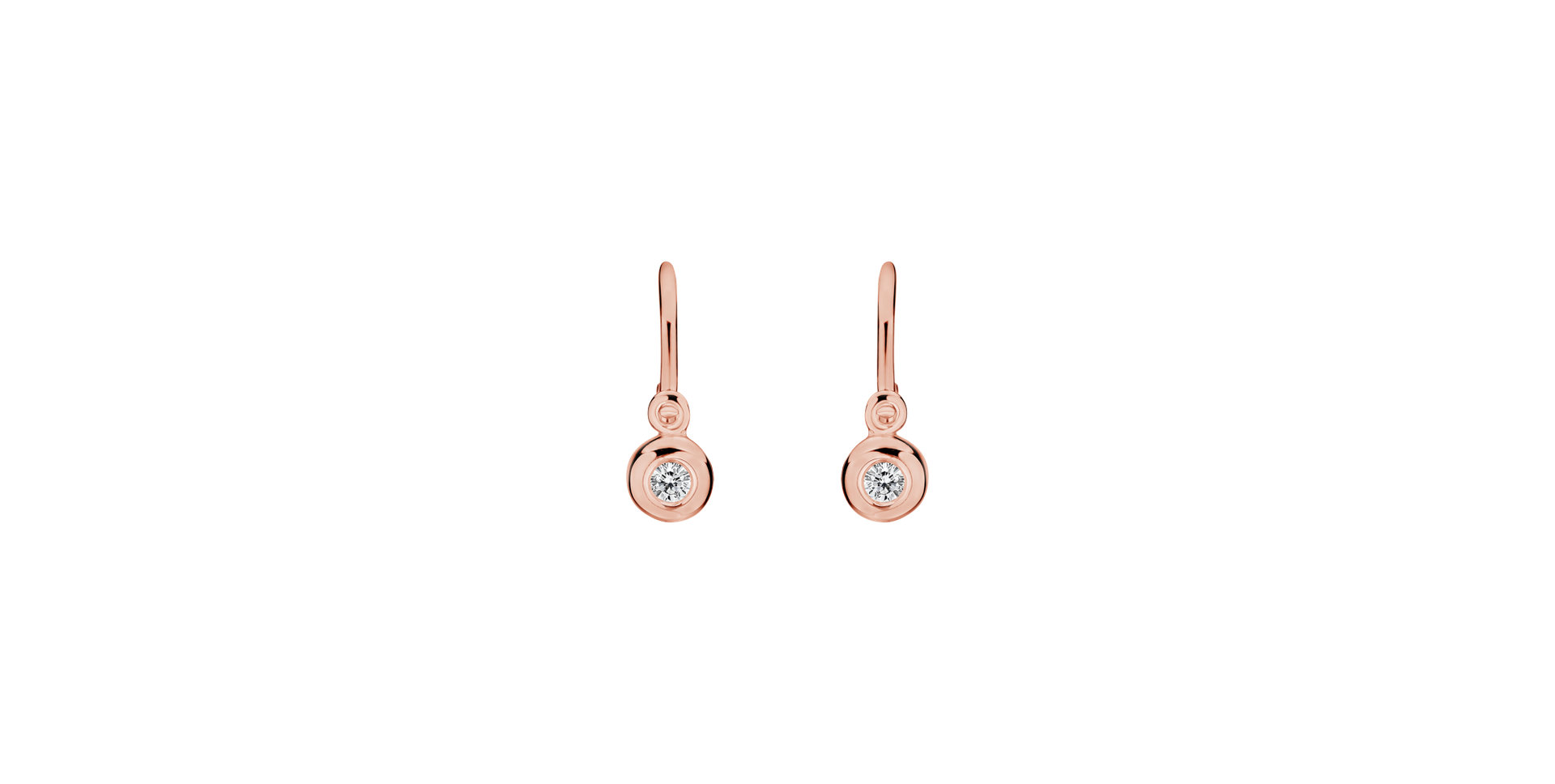 Children's diamond earrings Inesa