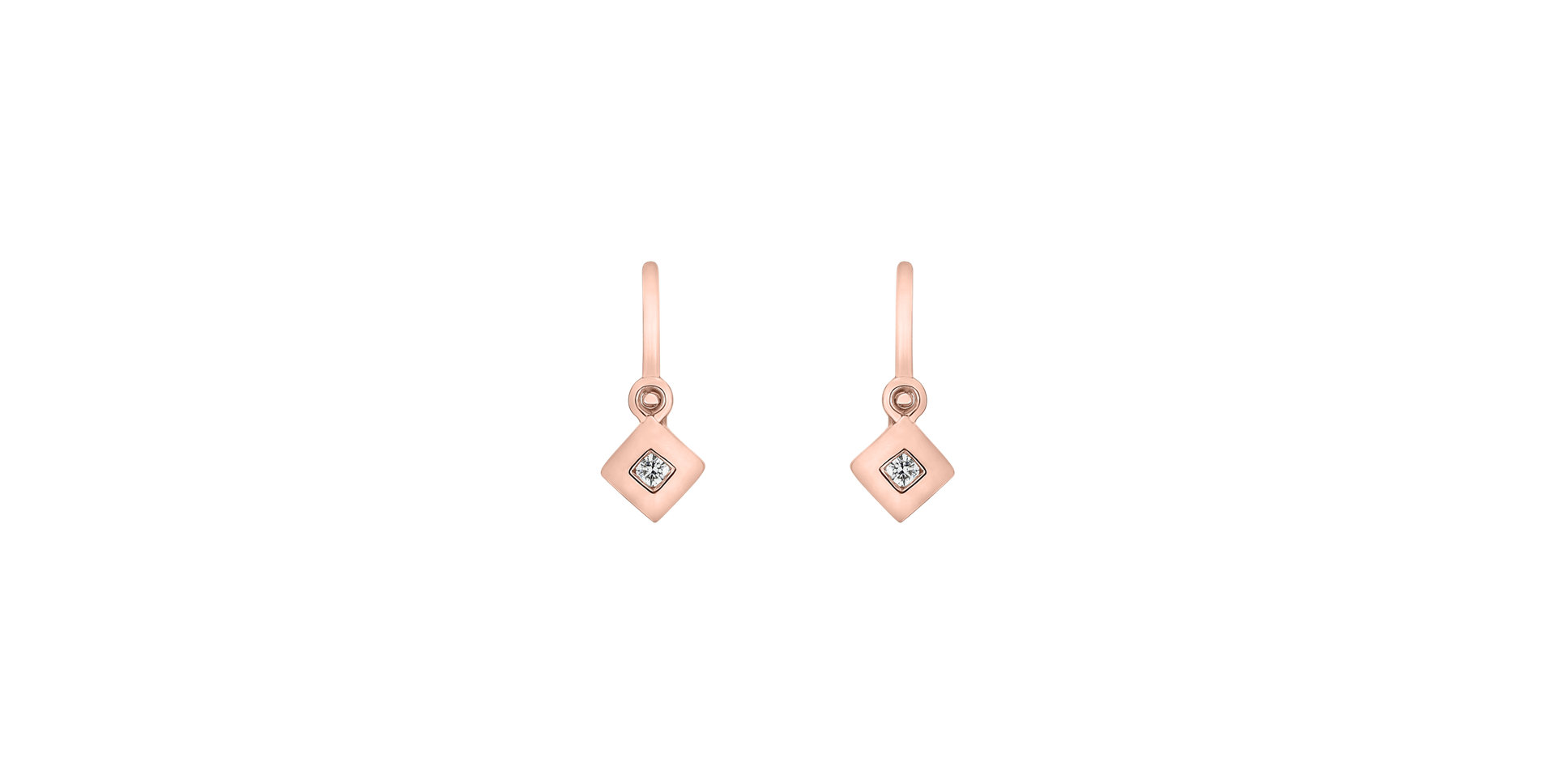 Children's diamond earrings Diamond Baby