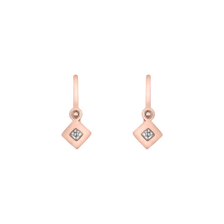 Children's diamond earrings Diamond Baby