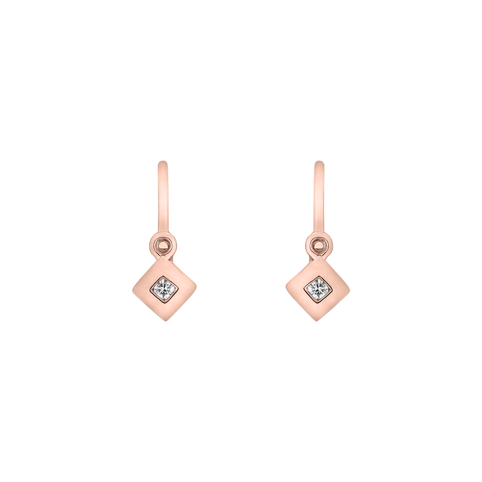 Children's diamond earrings Diamond Baby