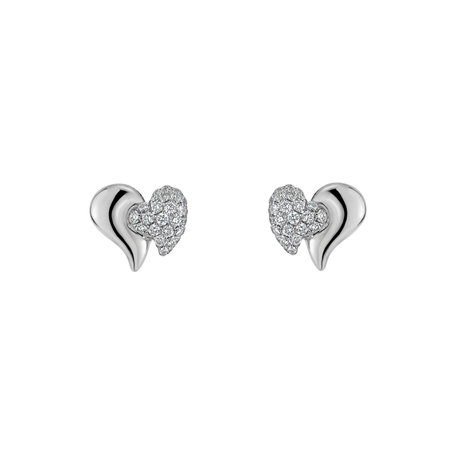 Diamond earrings Brave Heart