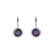 Diamond earrings with Amethyst Bettina2
