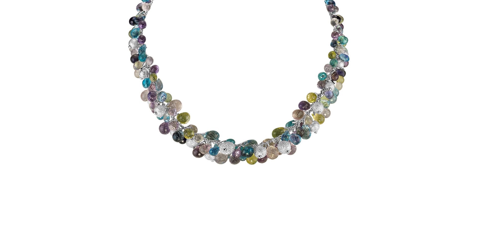 Necklace with gemstones Fiorentino