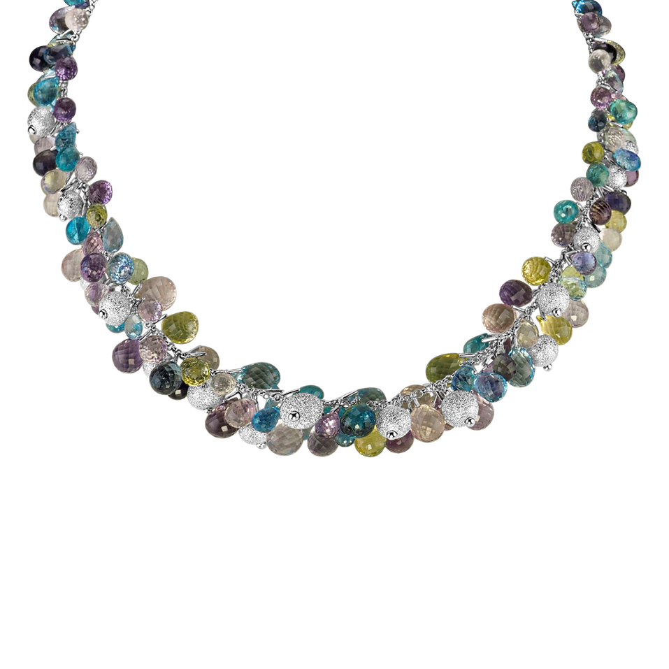 Necklace with gemstones Fiorentino
