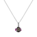 Diamond pendant with Sapphire and Quartz Mystérieux2
