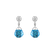 Diamond earrings with Topaz Gianpaola2