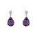 Diamond earrings with Amethyst Hanlerore2