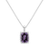 Diamond pendant with Amethyst Abdon2