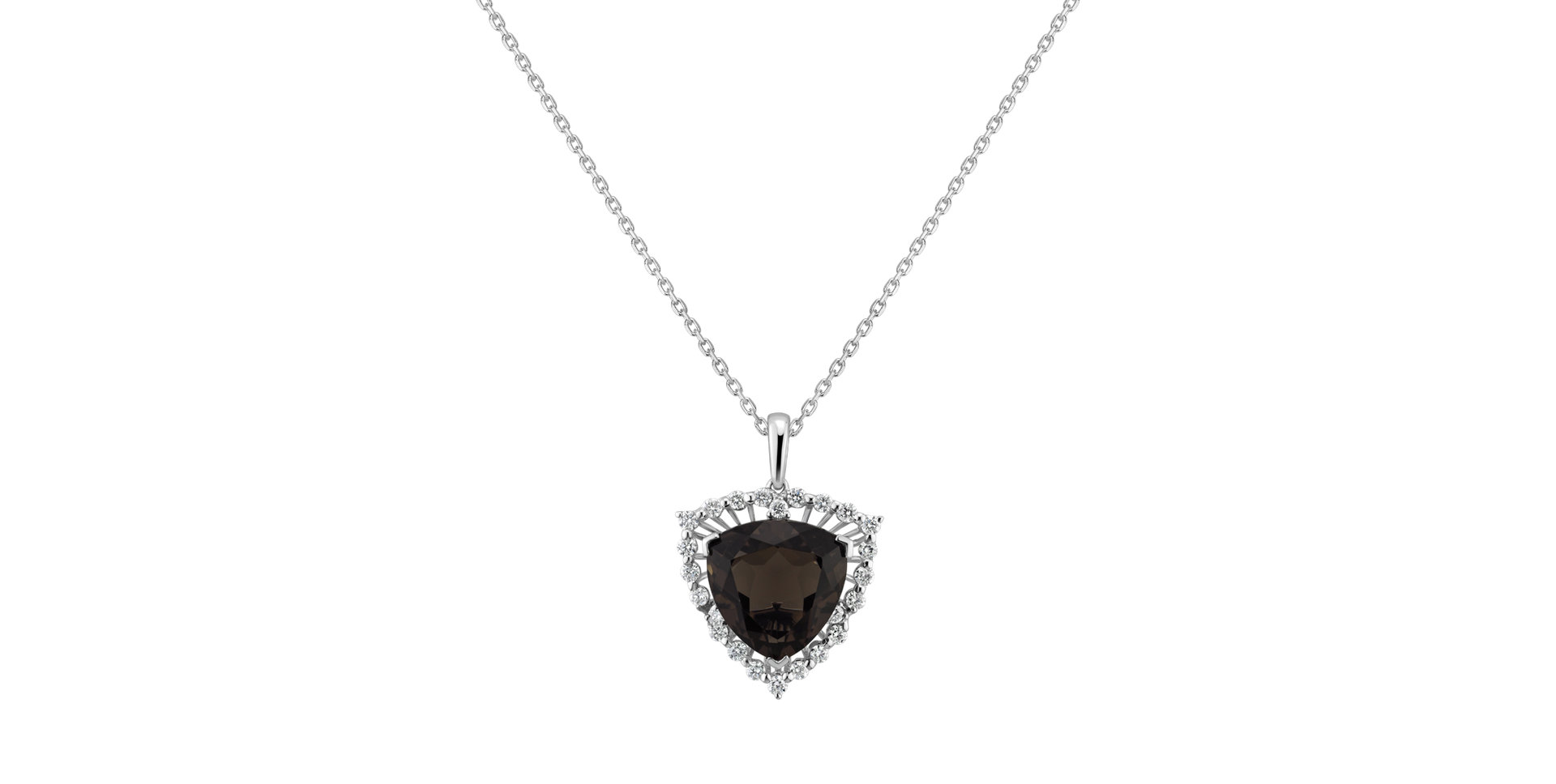 Diamond pendant with Quartz Deralf