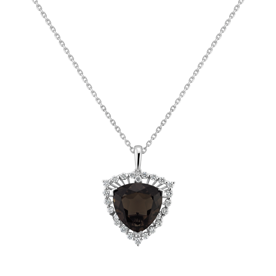 Diamond pendant with Quartz Deralf