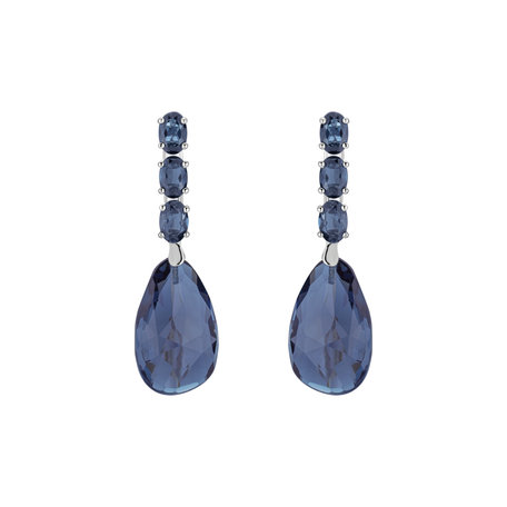 Earrings with Topaz Delfina