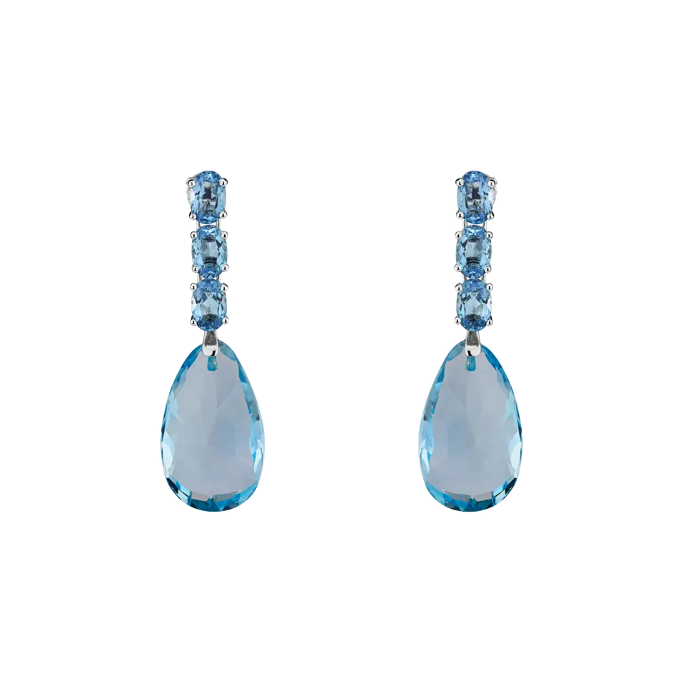 Earrings with Topaz Delfina