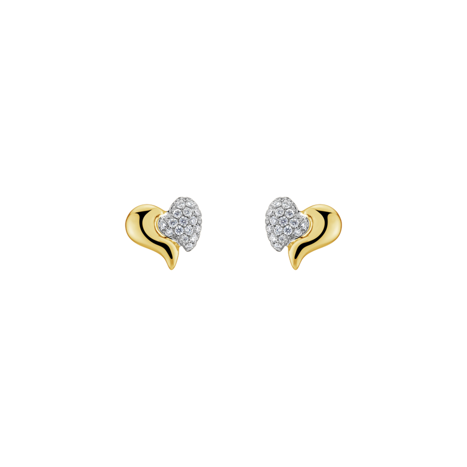 Diamond earrings Brave Heart