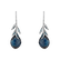 Diamond earrings with Topaz Persephone2