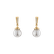 Diamond earrings with Pearl Sea Twins2