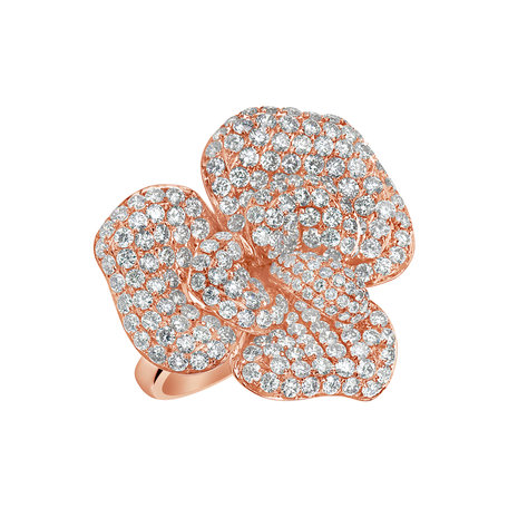 Diamond ring Moon Orchid