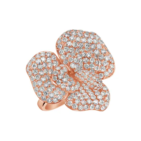 Diamond ring Moon Orchid