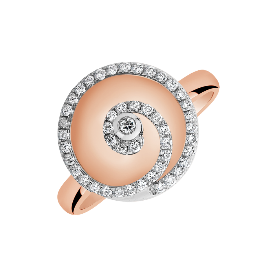 Diamond ring Shiny Spiral