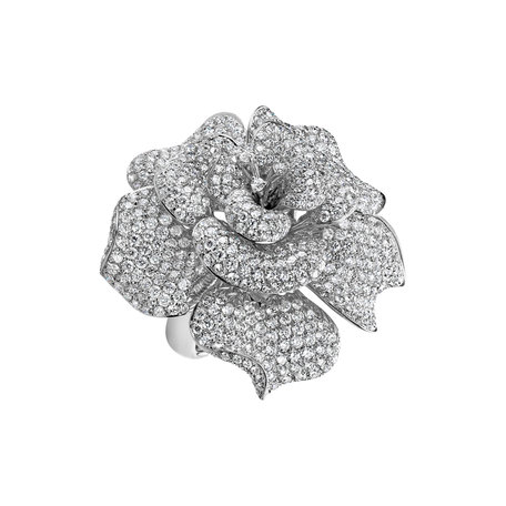 Diamond ring Andromeda Flower
