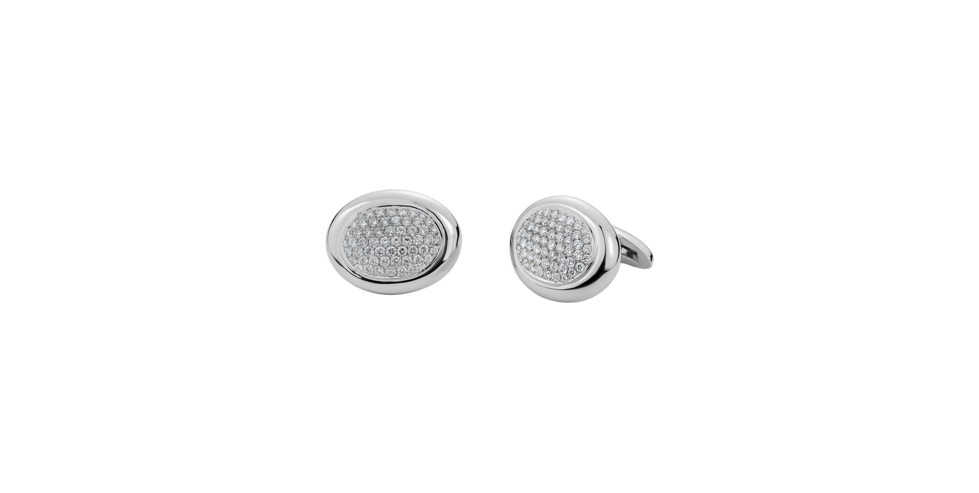 Diamond Cufflinks Stylish Stems