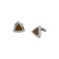 Diamond cufflinks with Tiger Eye Tiger Eyes2