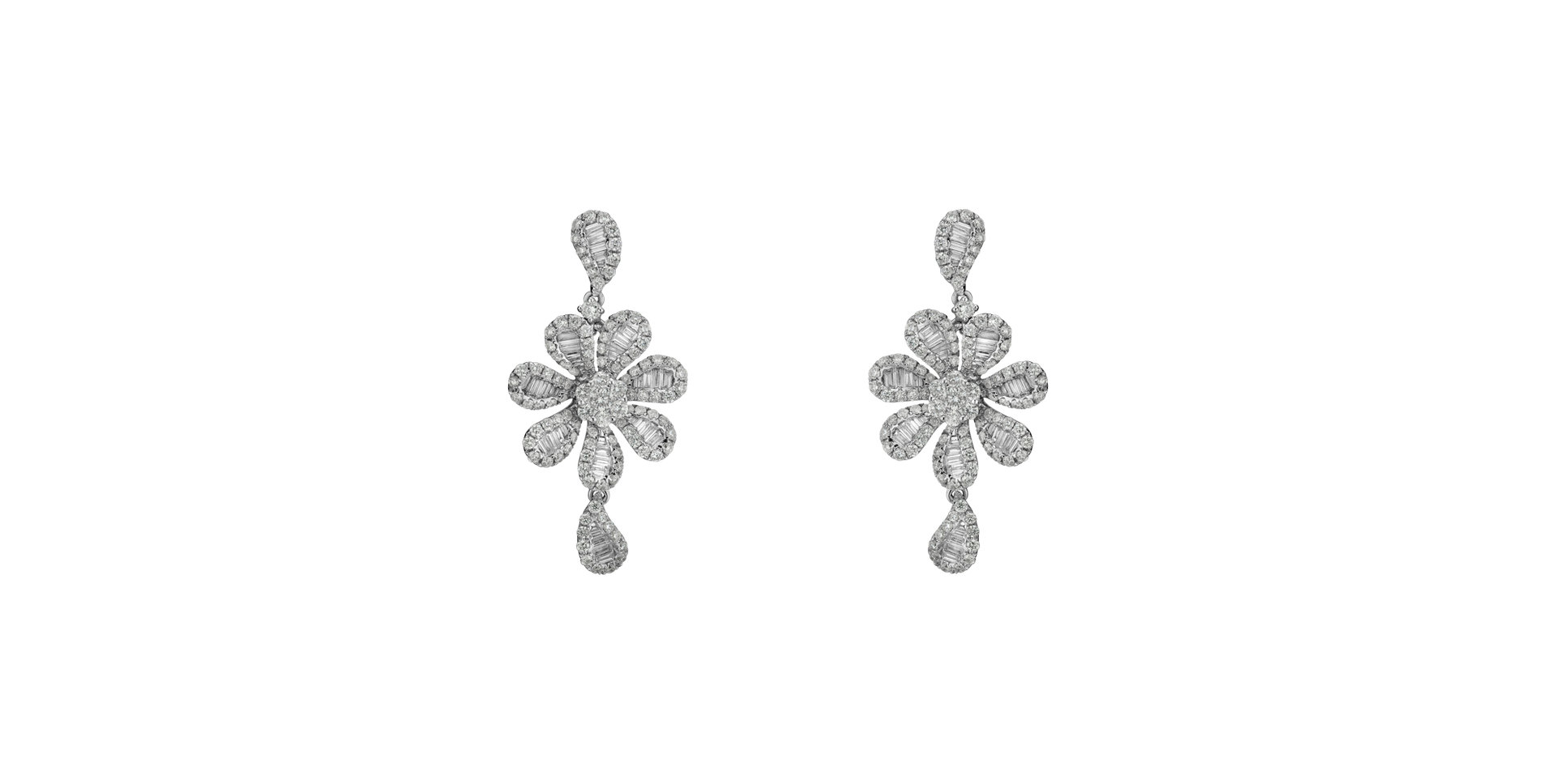 Diamond earrings Glamour Magnolia
