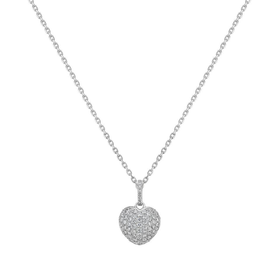 Diamond pendant L'amour éternel