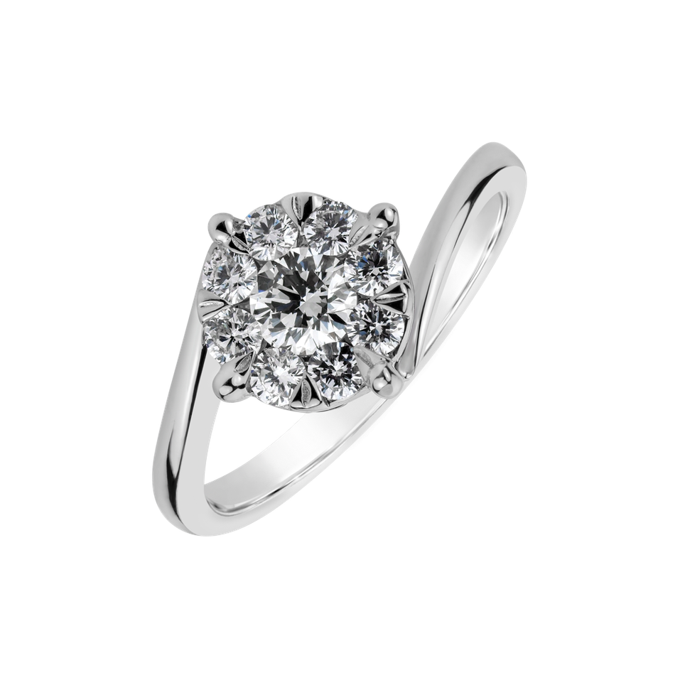 Diamond ring Heavenly Spiral