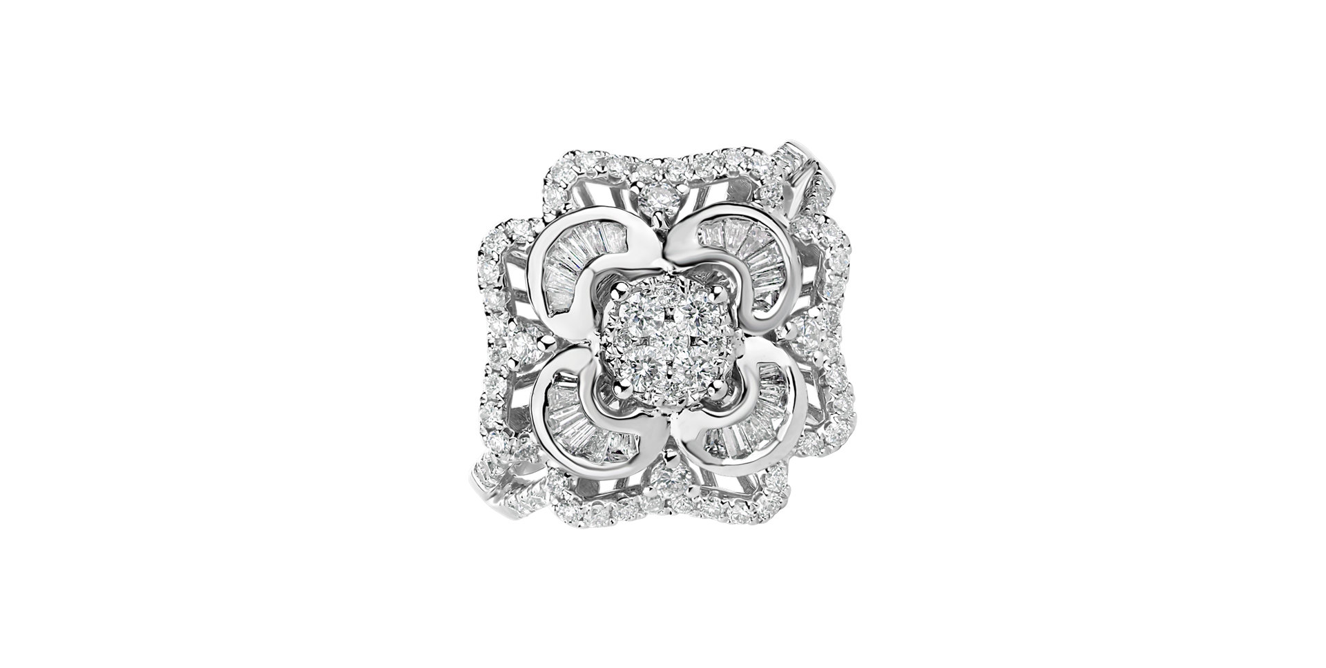 Diamond ring Royal Blossom