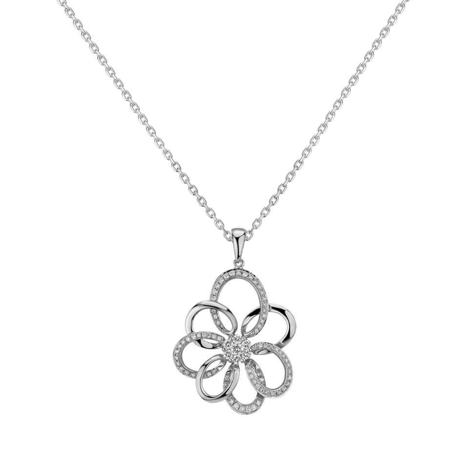 Diamond pendant Open Circles