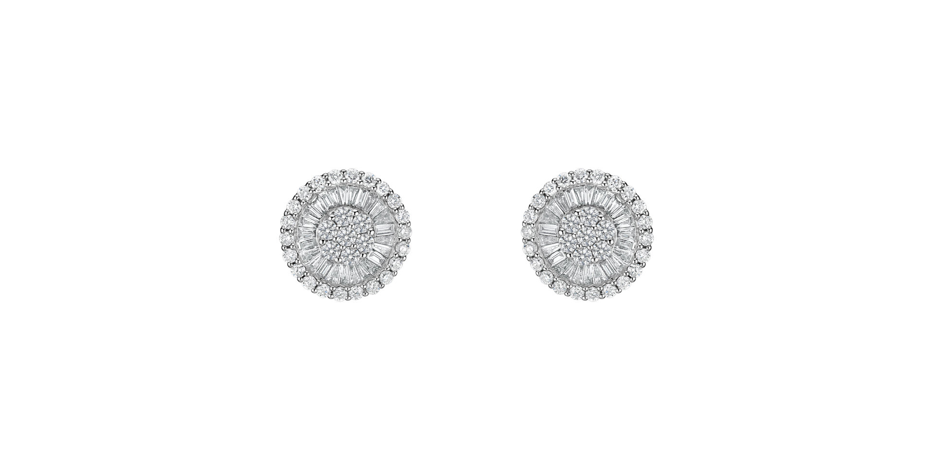 Diamond earrings Iman