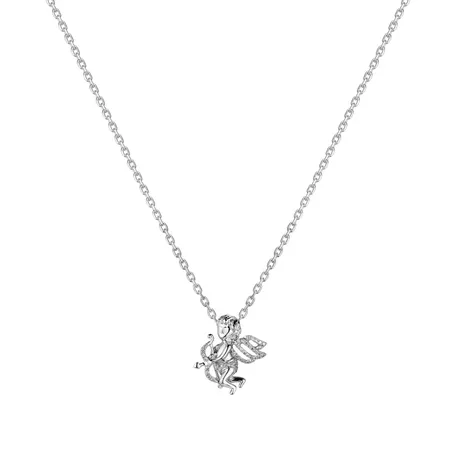 Diamond necklace Guardian Angel
