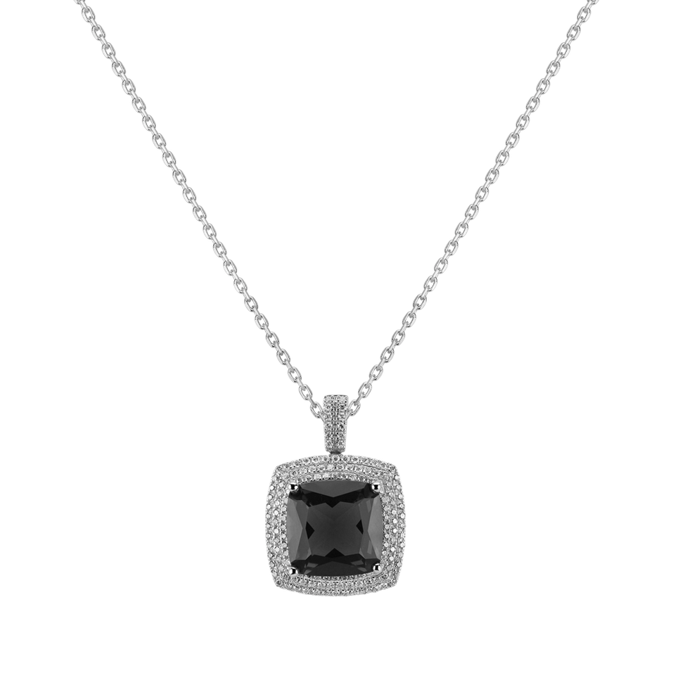Diamond pendant with Quartz Maurita